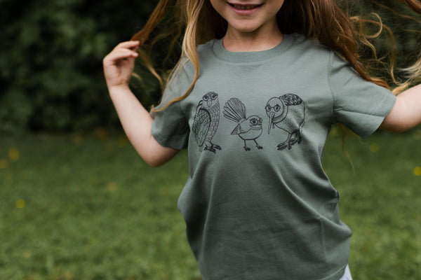 Hipster NZ Native Birds Tee