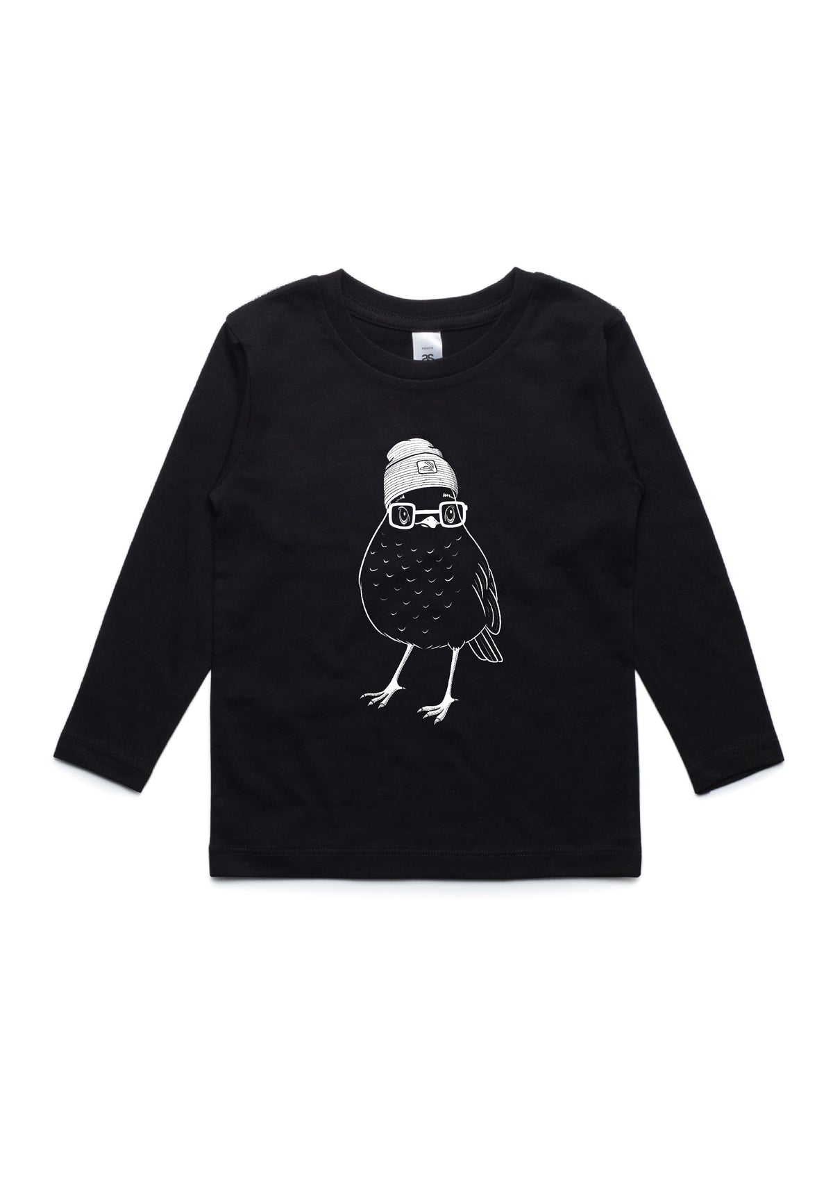 Hipster Karure/Black Robin Fundraiser - Long-sleeve Tee