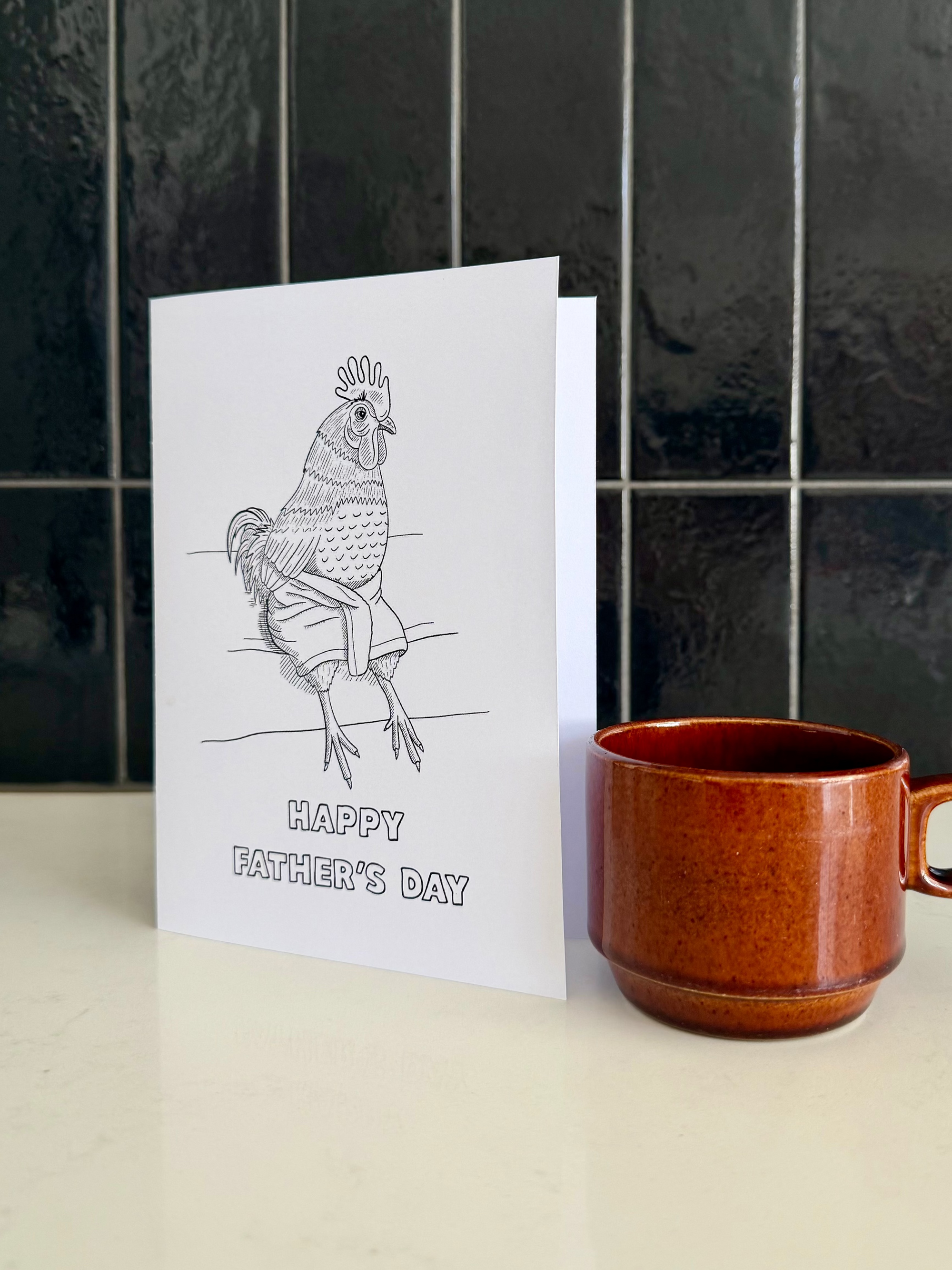 Hipster Animals Father's Day Cards
