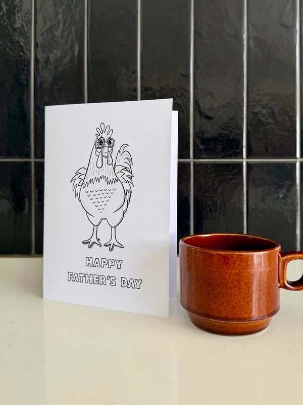 Hipster Animals Father's Day Cards
