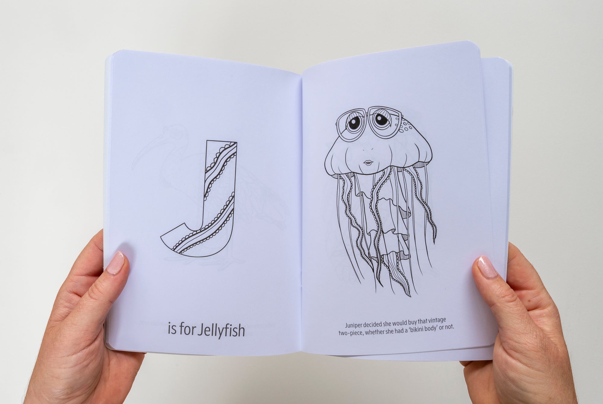 Hipster Animals ABC Colouring Book