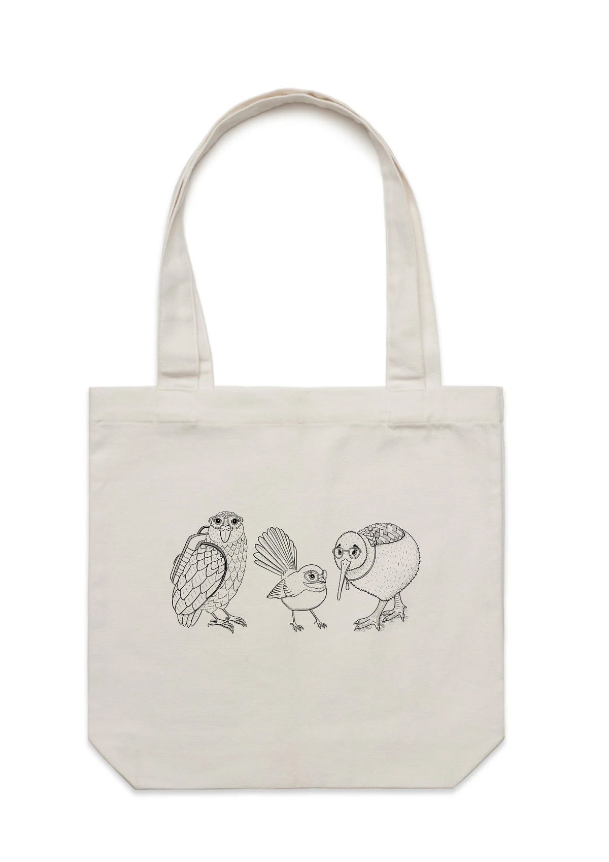 Hipster Native Birds Tote Bag