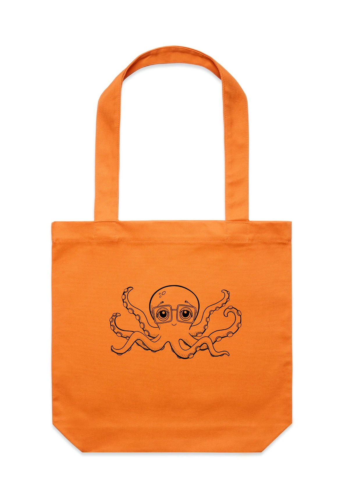 Hipster Octopus Tote Bag