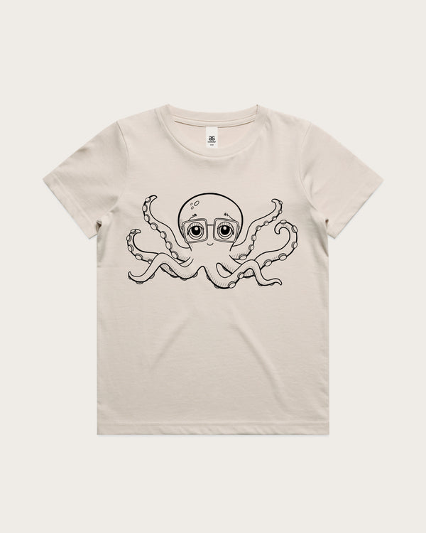 Hipster Octopus Tee