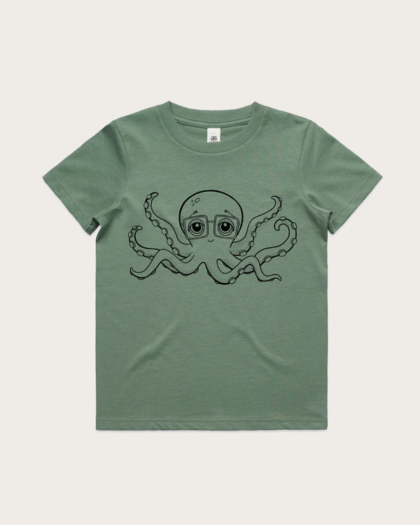 Hipster Octopus Tee
